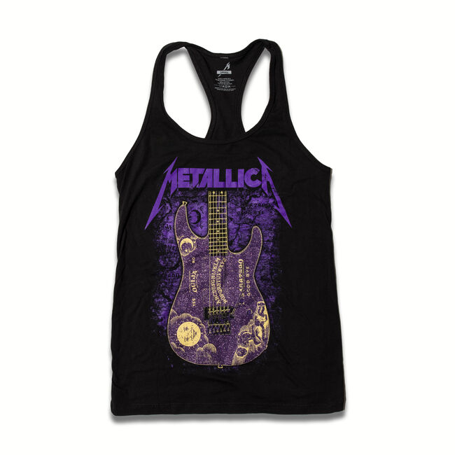 Women's Kirk Hammett Purple Ouija Guitar Tank, , hi-res