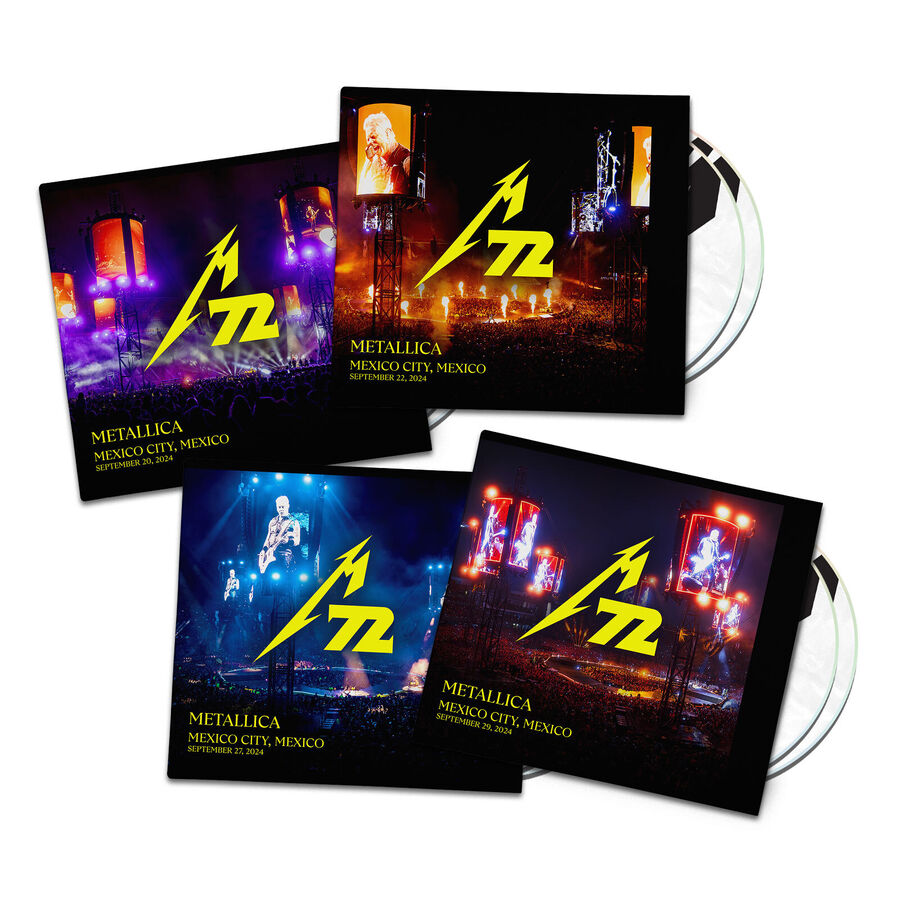 Live Metallica: Mexico City, Mexico - M72 Tour Four Day Show CD Mega Bundle (4CD Sets), , hi-res