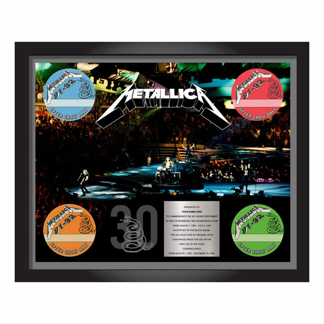 Wherever I May Roam After Show Pass Plaque - Signed, , hi-res