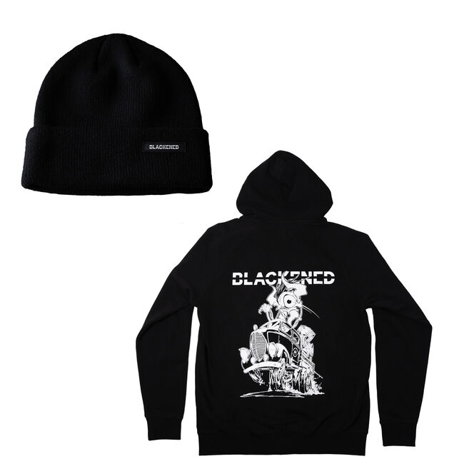 Blackened Whiskey Hoodie and Beanie Bundle, , hi-res