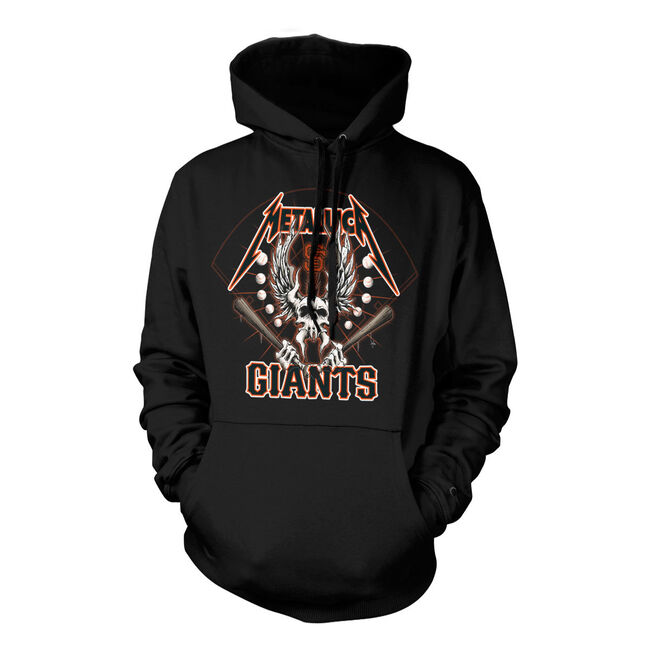 SF Giants Skull Bat Ball Hoodie, , hi-res