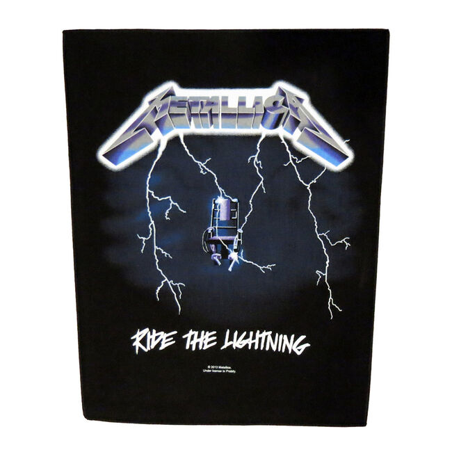 Esitellä 85+ imagen metallica ride the lightning back patch