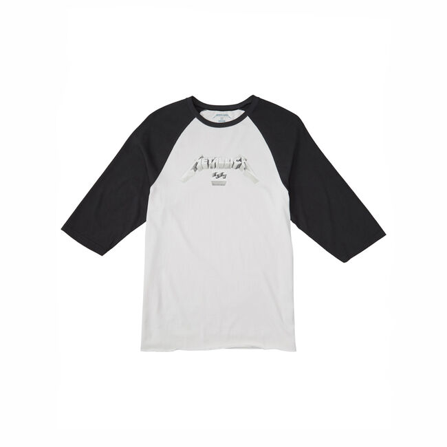 Billabong X Metallica Master Of Puppets 3d Logo Raglan Metallica