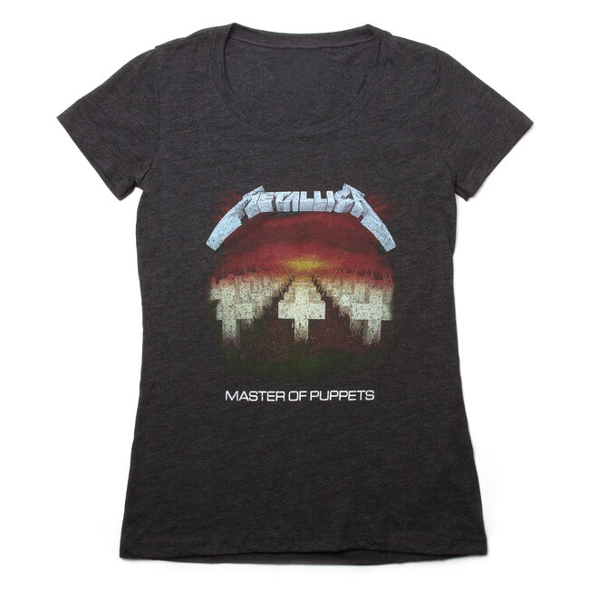 Women's Master of Puppets Distressed Tri-Blend T-Shirt, , hi-res
