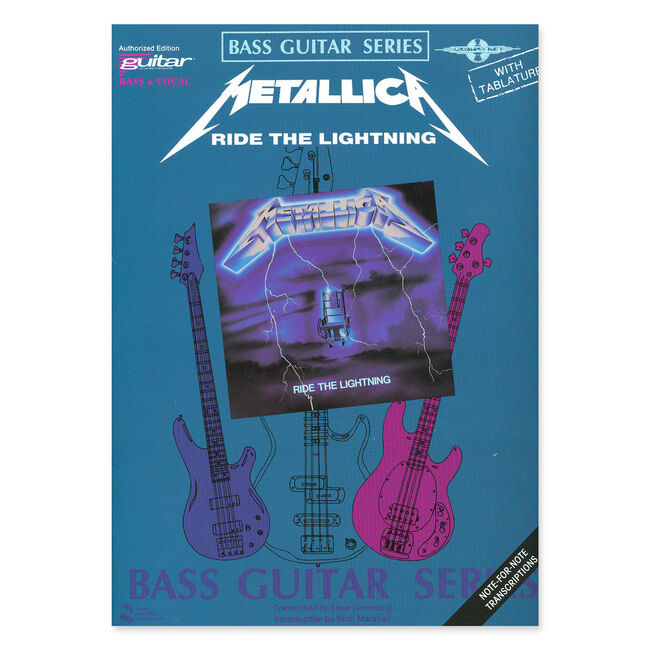 Ride the Lightning - Bass Guitar Tablature Book, , hi-res
