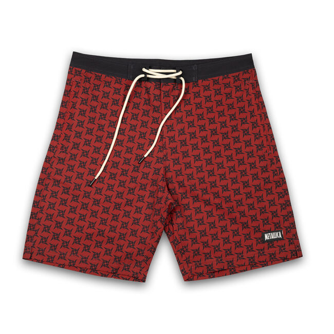 Ninja Star Boardshorts (MAROON), , hi-res