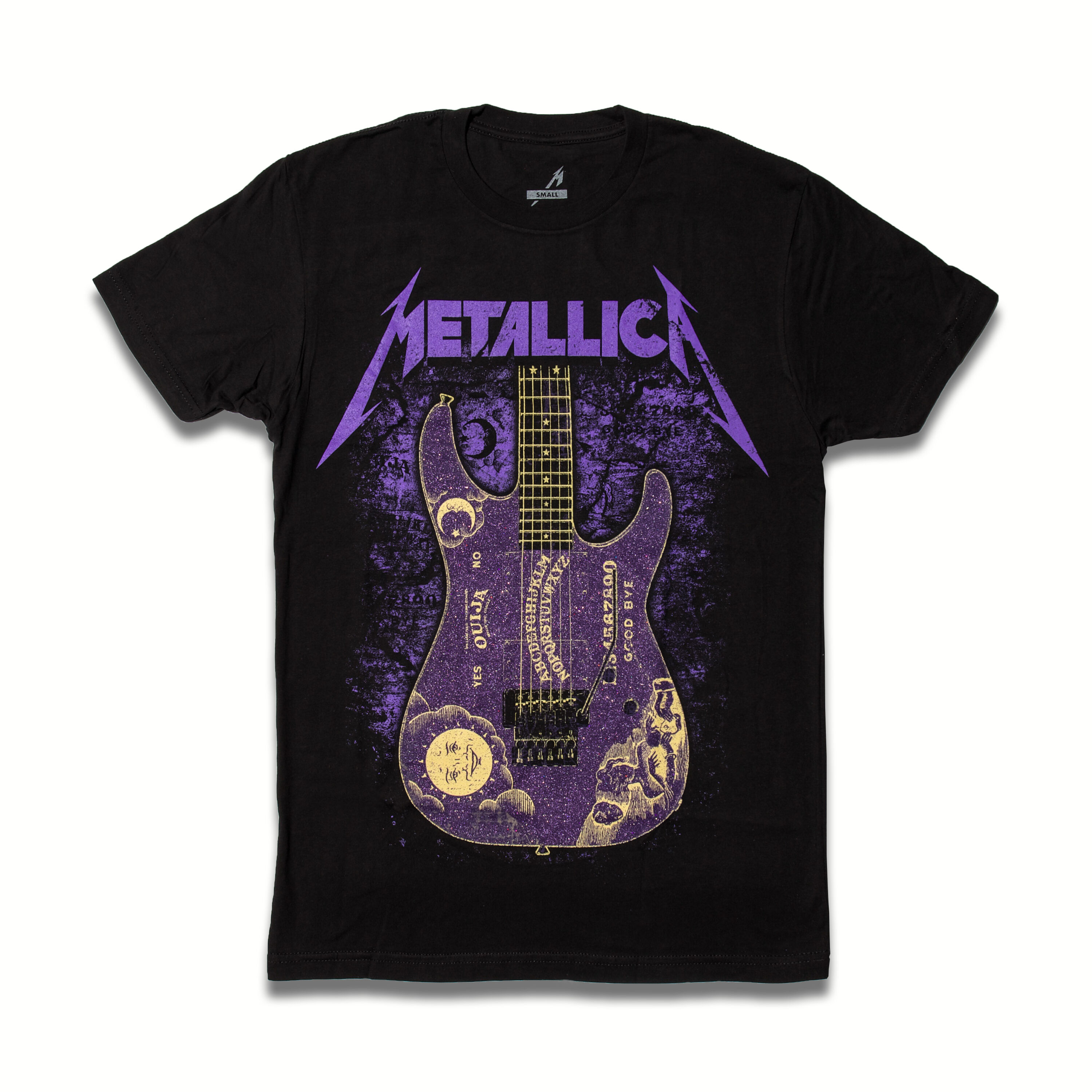 Kirk Hammett Purple Ouija Guitar T Shirt Metallica