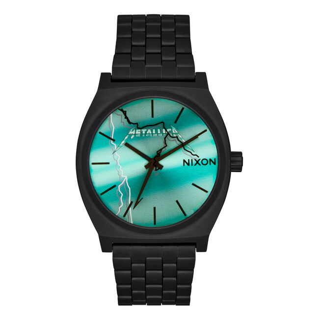 Nixon x Metallica Ride The Lightning Time Teller Watch (GREEN), 