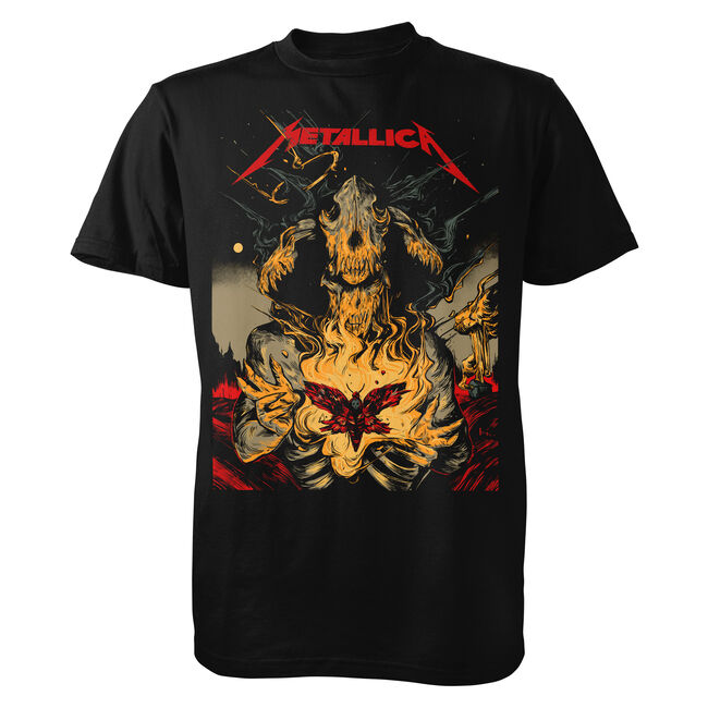 WolfSkullJack Moth T-Shirt, , hi-res