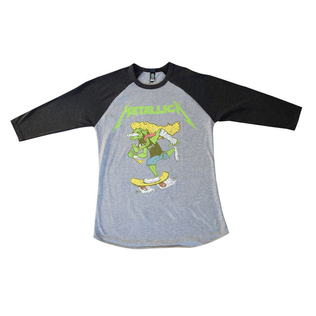 Hetfield Skates Raglan (Gry/Blk) - XL, , hi-res