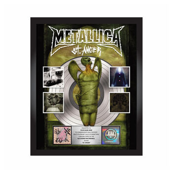 St. Anger Platinum Award Plaque - Signed, , hi-res