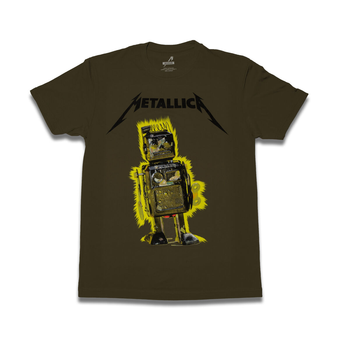 72 Seasons Robot T-Shirt (Olive Green), , hi-res