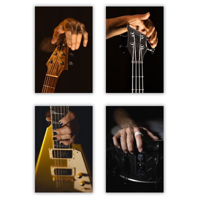 Band Hand Portrait Metal Set, , hi-res