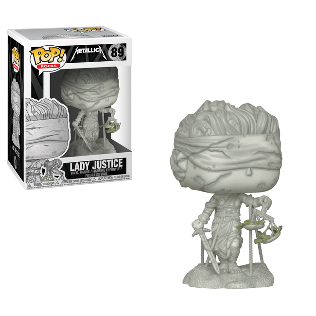 Bij wet graven rand Funko POP! Rocks: Lady Justice Action Figure | Metallica.com | Metallica.com