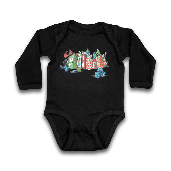 Infant Holiday Presents Onesie, , hi-res