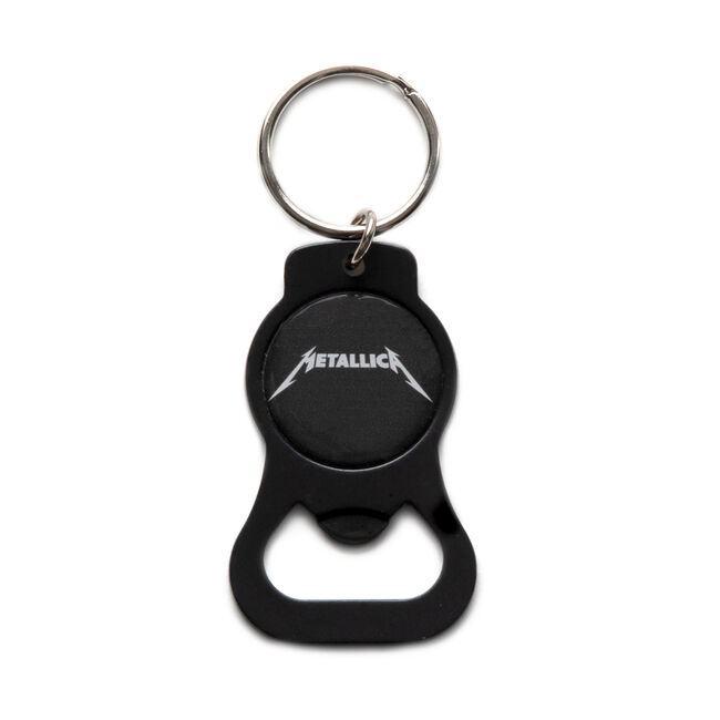 Logo Keychain Bottle Opener (Matte Black), , hi-res