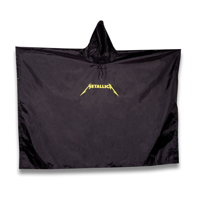 Yellow Logo Rain Poncho, , hi-res