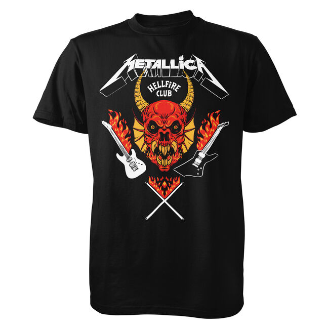 Stranger Things x Metallica Hellfire Club T-Shirt - 2XL, , hi-res