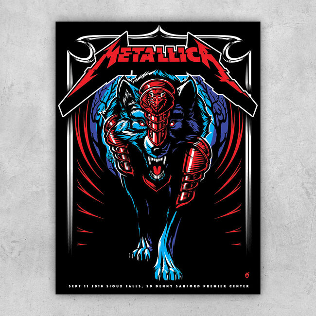 Sioux Falls Screen Printed Concert Poster, , hi-res