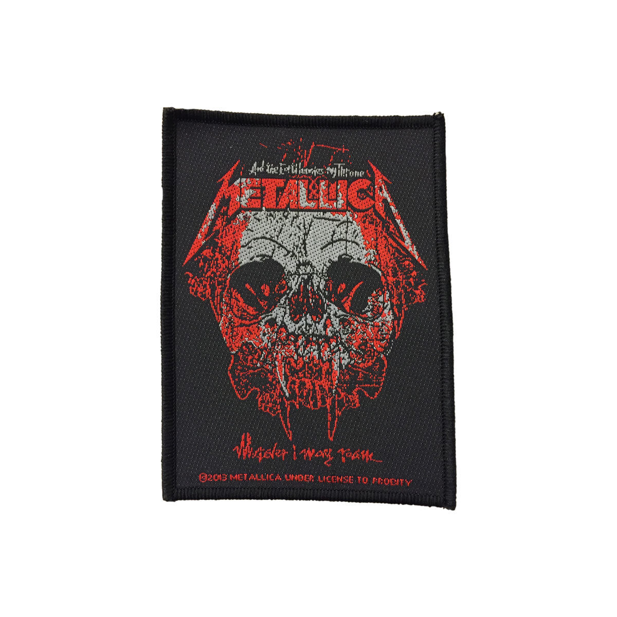 Metallica Aufnäher Patch Beer Label