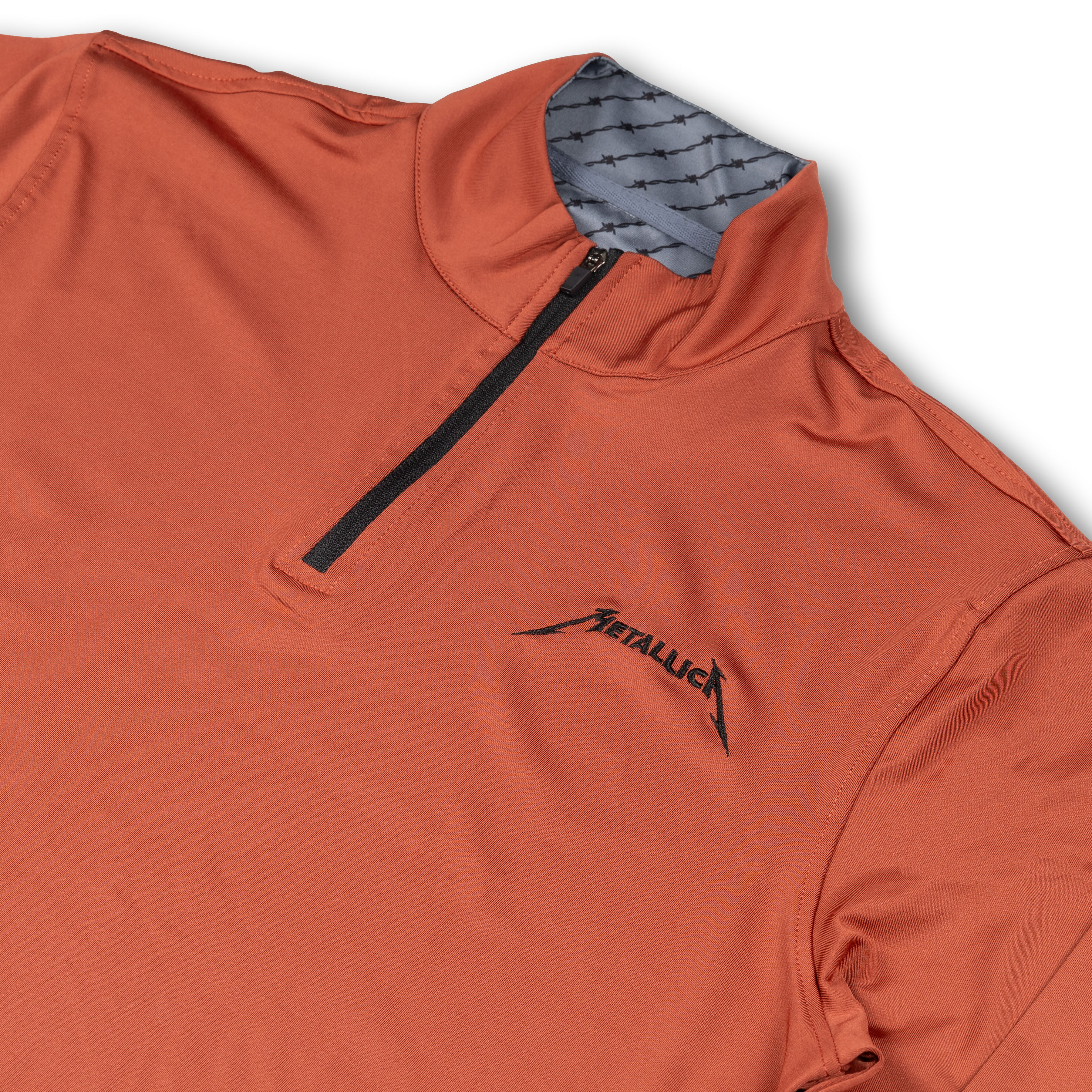 Logo 1/4 Zip Jacket (RED) | Metallica.com