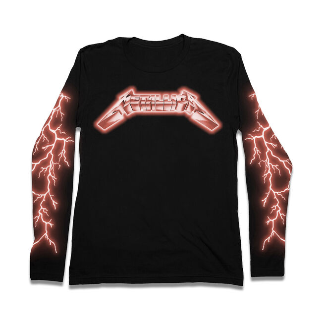 Red Lightning Long-Sleeve T-Shirt, , hi-res