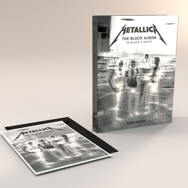 Metallica: The Black Album in Black & White Book by Ross Halfin, , hi-res