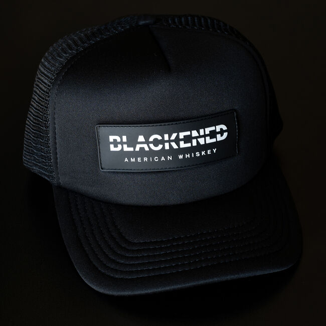 Blackened Whiskey Mesh Trucker Hat, , hi-res