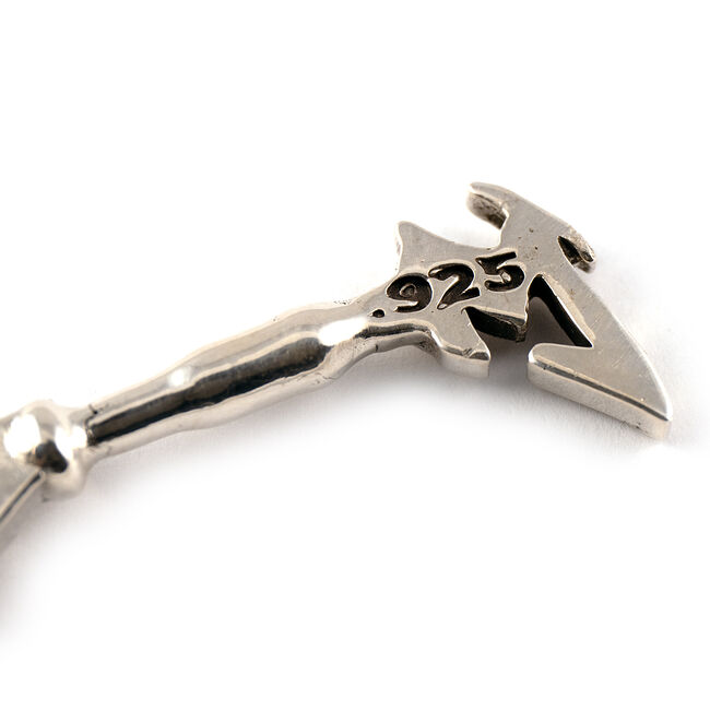 Silver Luthier All Within My Hands Keychain, 