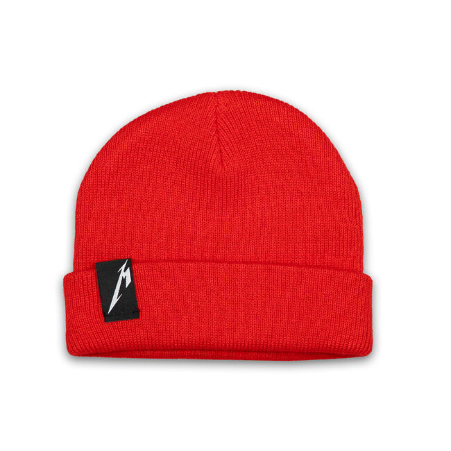 TODDLER/YOUTH M Logo Cuffed Beanie (RED), , hi-res