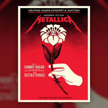 2024 Helping Hands Screen Printed Concert Poster, , hi-res
