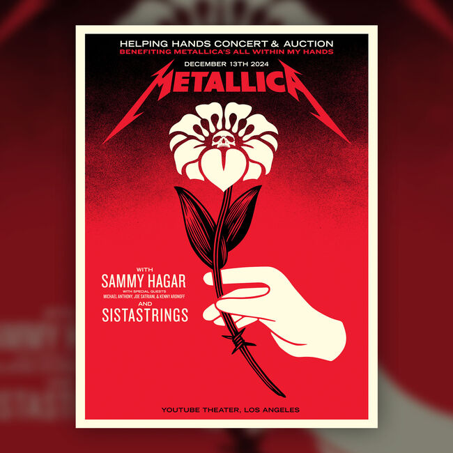 2024 Helping Hands Screen Printed Concert Poster, , hi-res