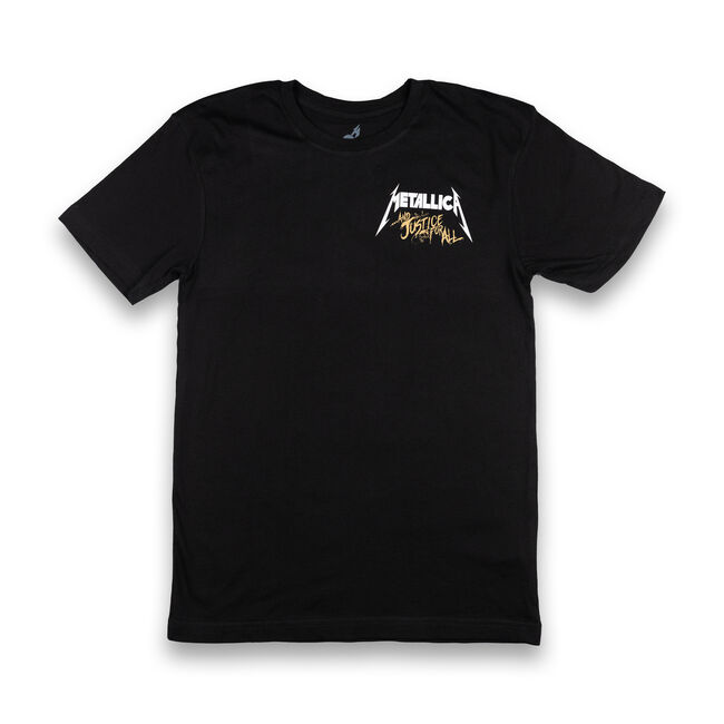 ...And Justice For All Pinball Art T-Shirt - 2XL, 