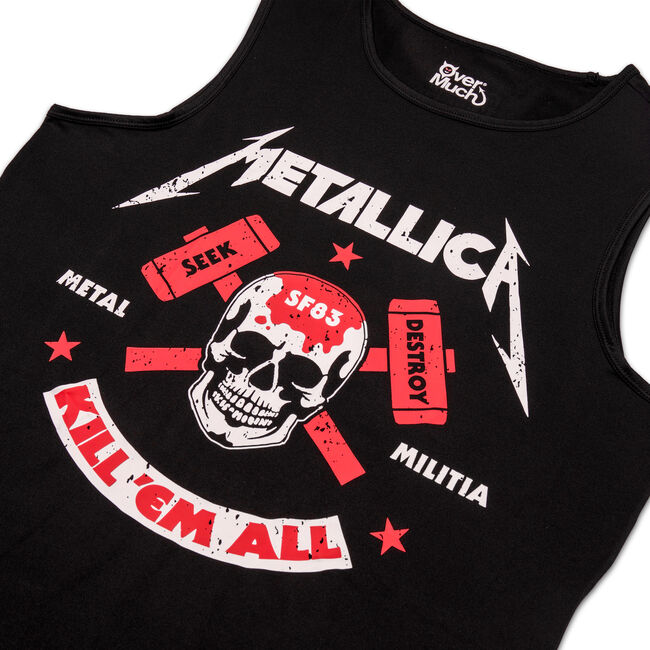 Over Much x Metallica Kill 'Em All Hammer Tank, , hi-res