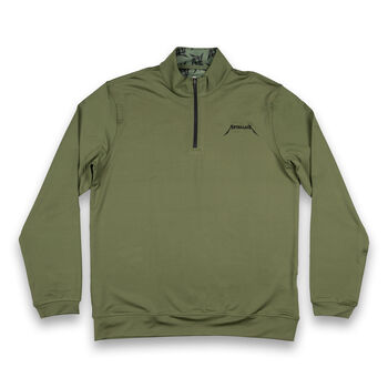 Logo 1/4 Zip Jacket (OLIVE), , hi-res