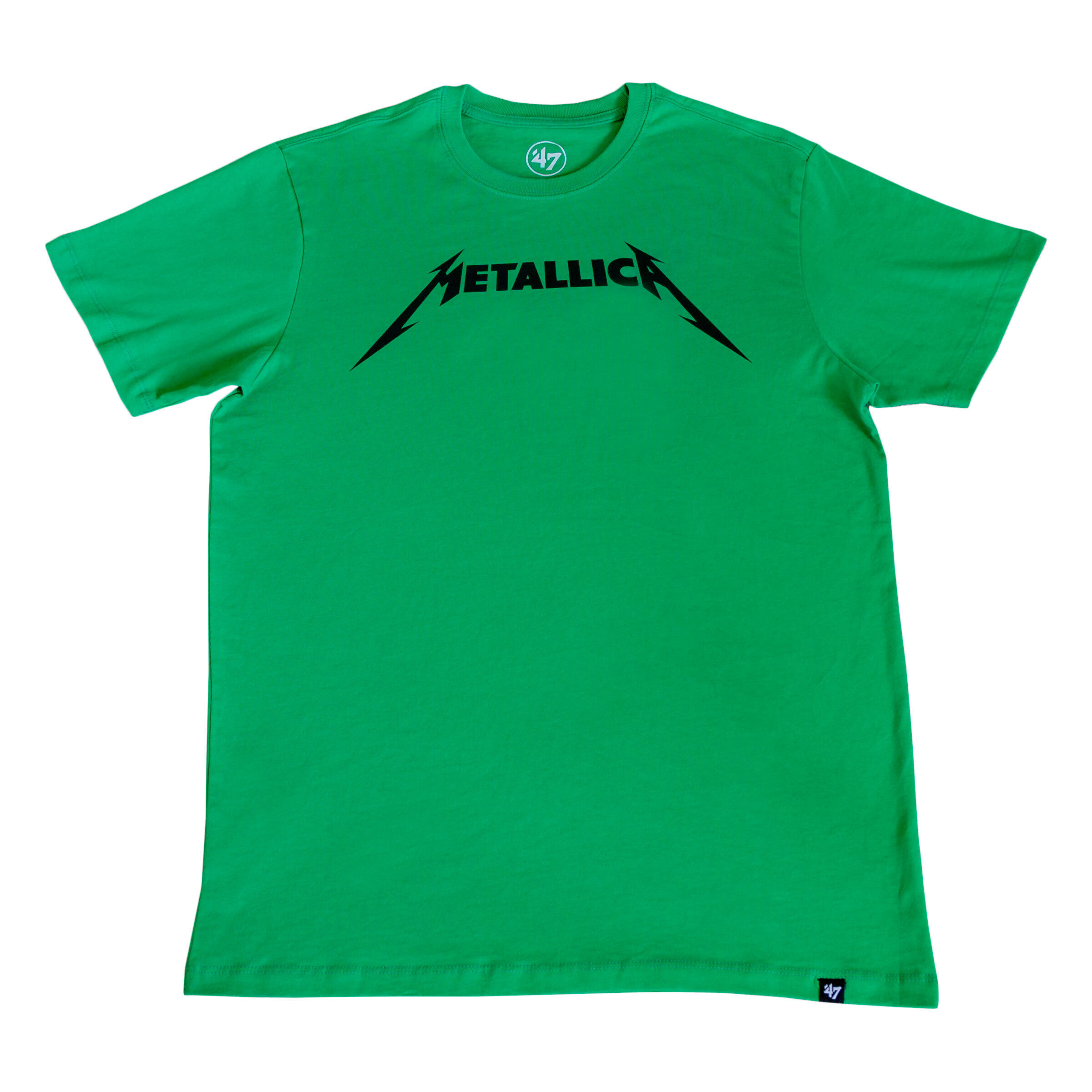 green metallica shirt