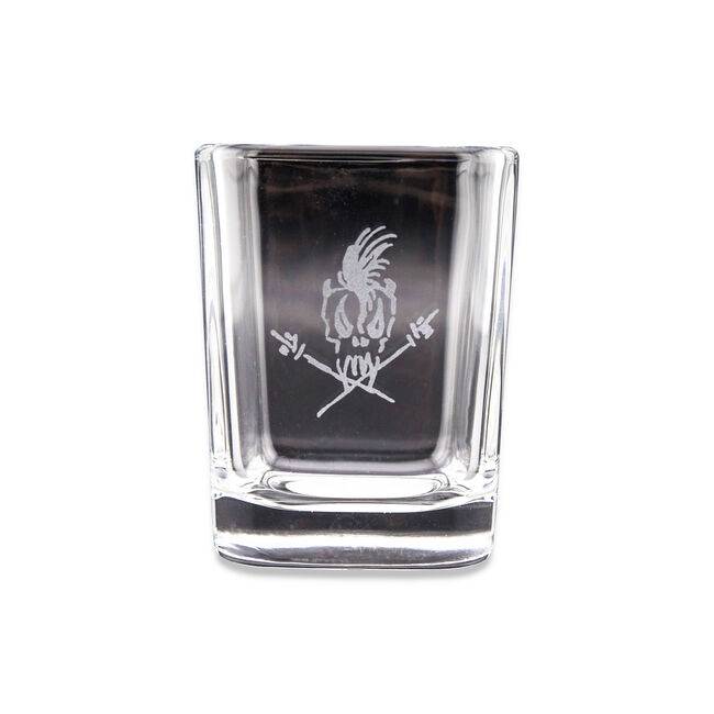 Scary Guy Etched Square Shot Glass, , hi-res