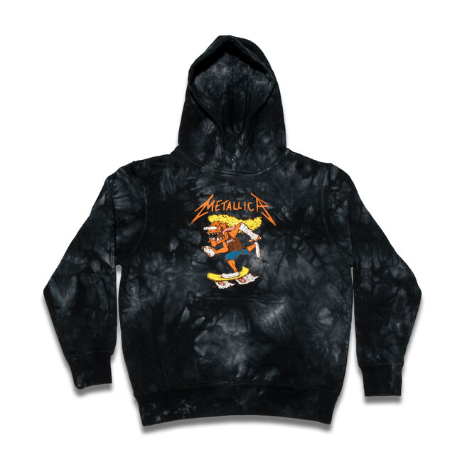 Youth Hetfield Skates Tie-Dye Hoodie - Medium, , hi-res