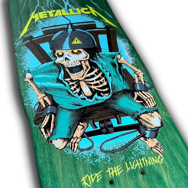 Lovenskate x Metallica Ride the Lightning Skate Deck, 