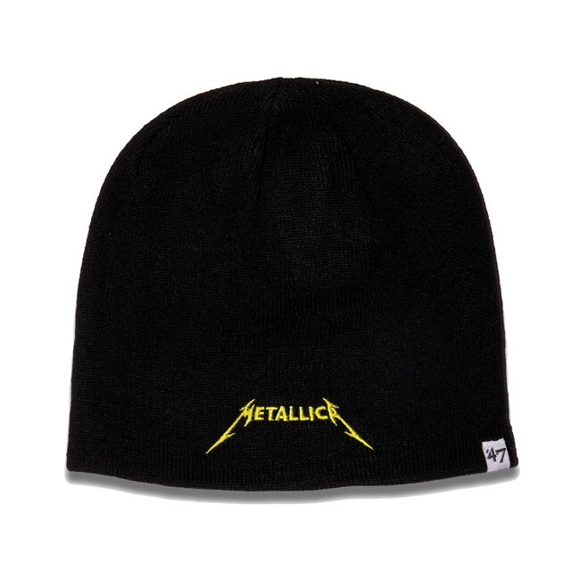 Yellow Metallica Logo Uncuffed Beanie | Metallica.com