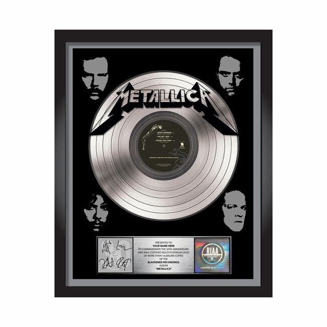 Black Album 30th Anniversary Commemorative Plaque - Signed, , hi-res