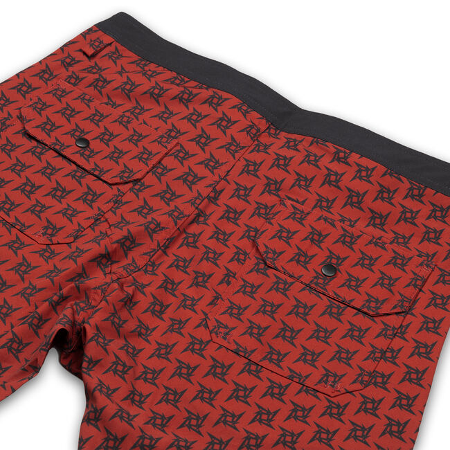 Ninja Star Boardshorts (MAROON), 