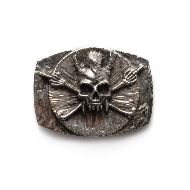 Scary Guy Belt Buckle, , hi-res