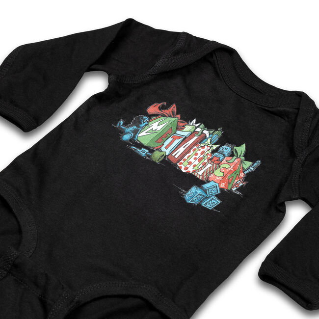 Infant Holiday Presents Onesie, 