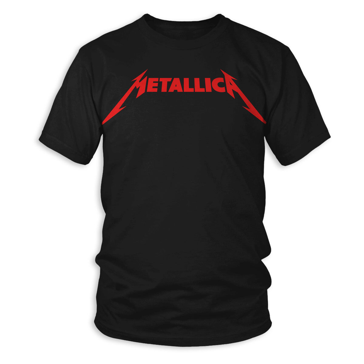 red metallica shirt