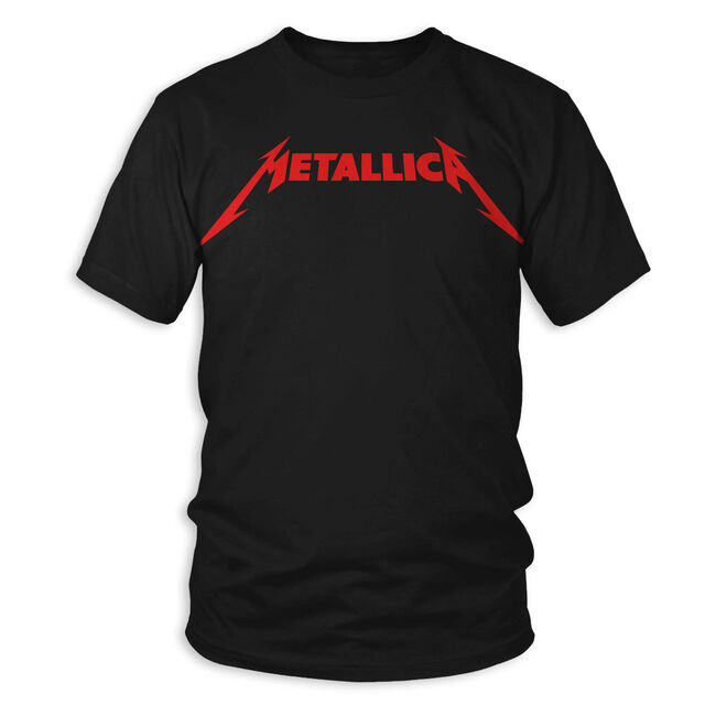 Red Metallica Logo T-Shirt, , hi-res