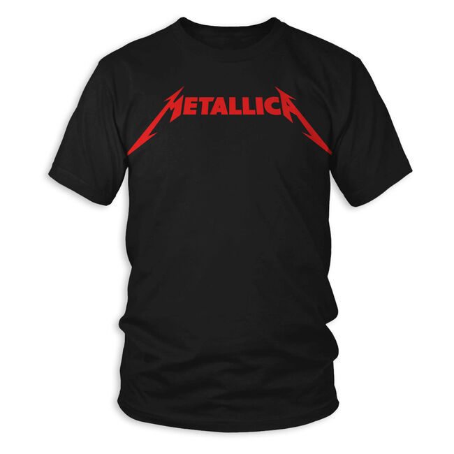 Red Metallica Logo T-Shirt, , hi-res