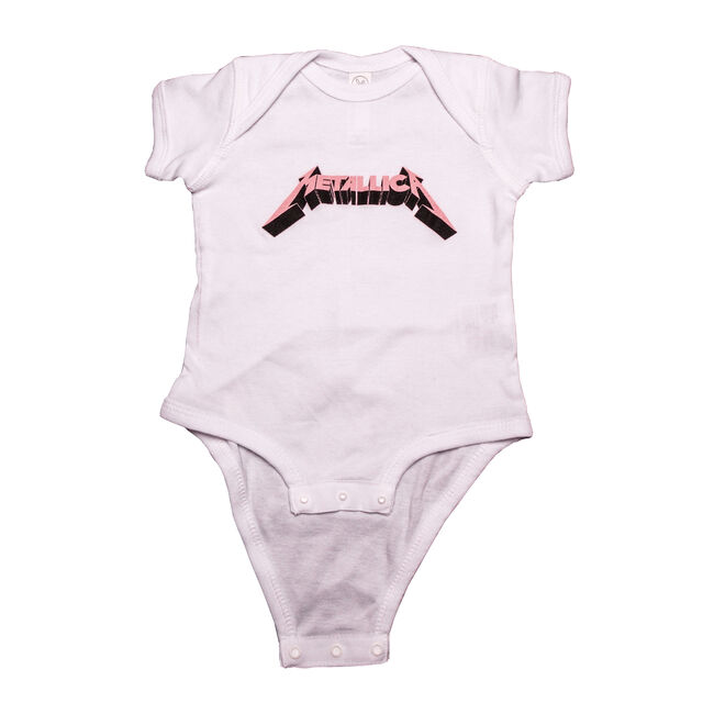 3-D Logo Onesie (WHT/PINK), , hi-res