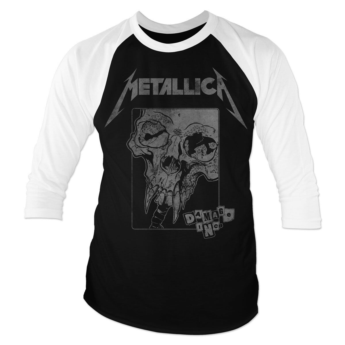 metallica baseball shirt