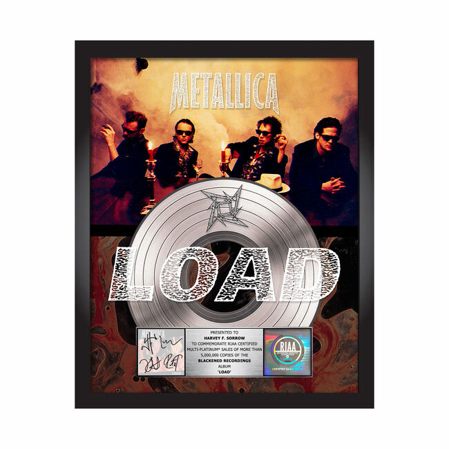 Load Platinum Award Plaque - Signed, , hi-res